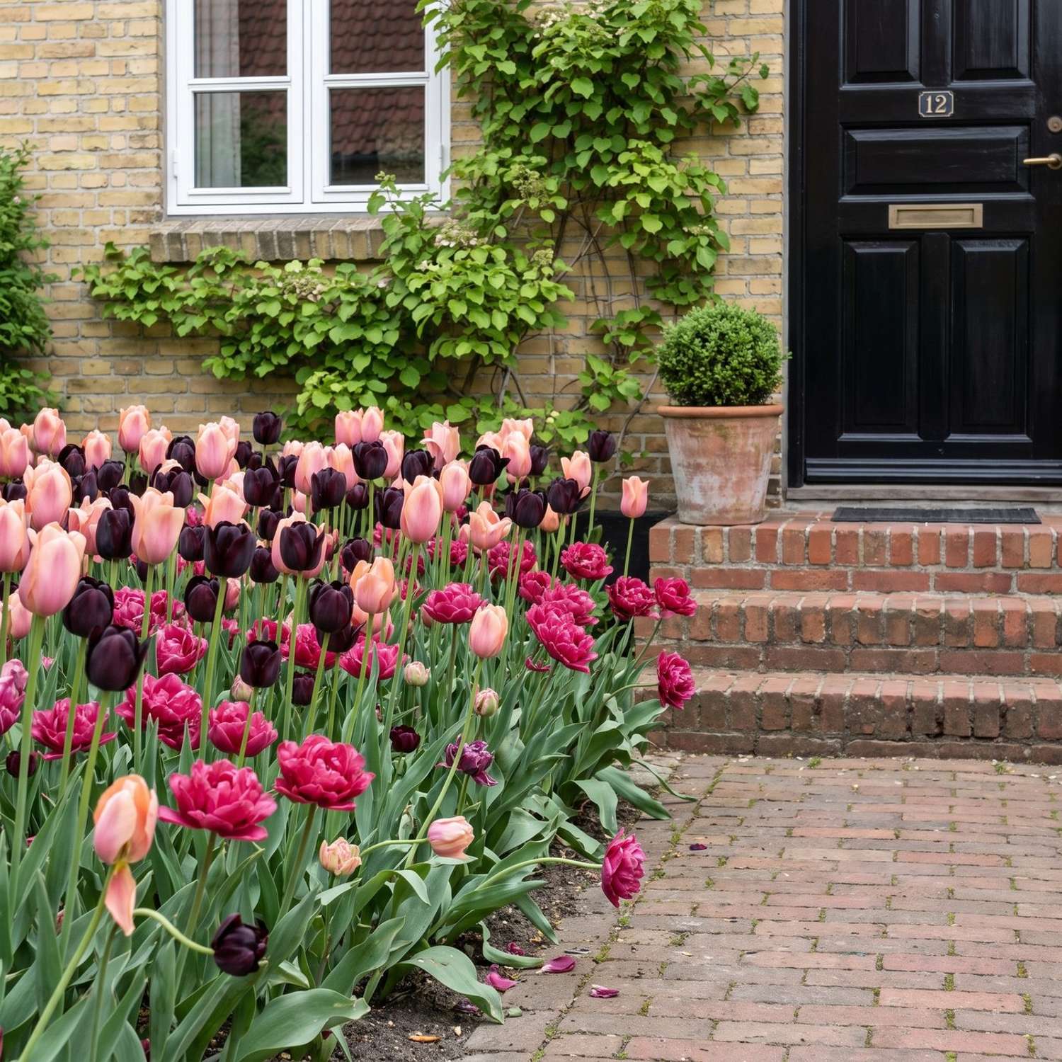 Færdigbed 'Rose Noir' (1 m²)